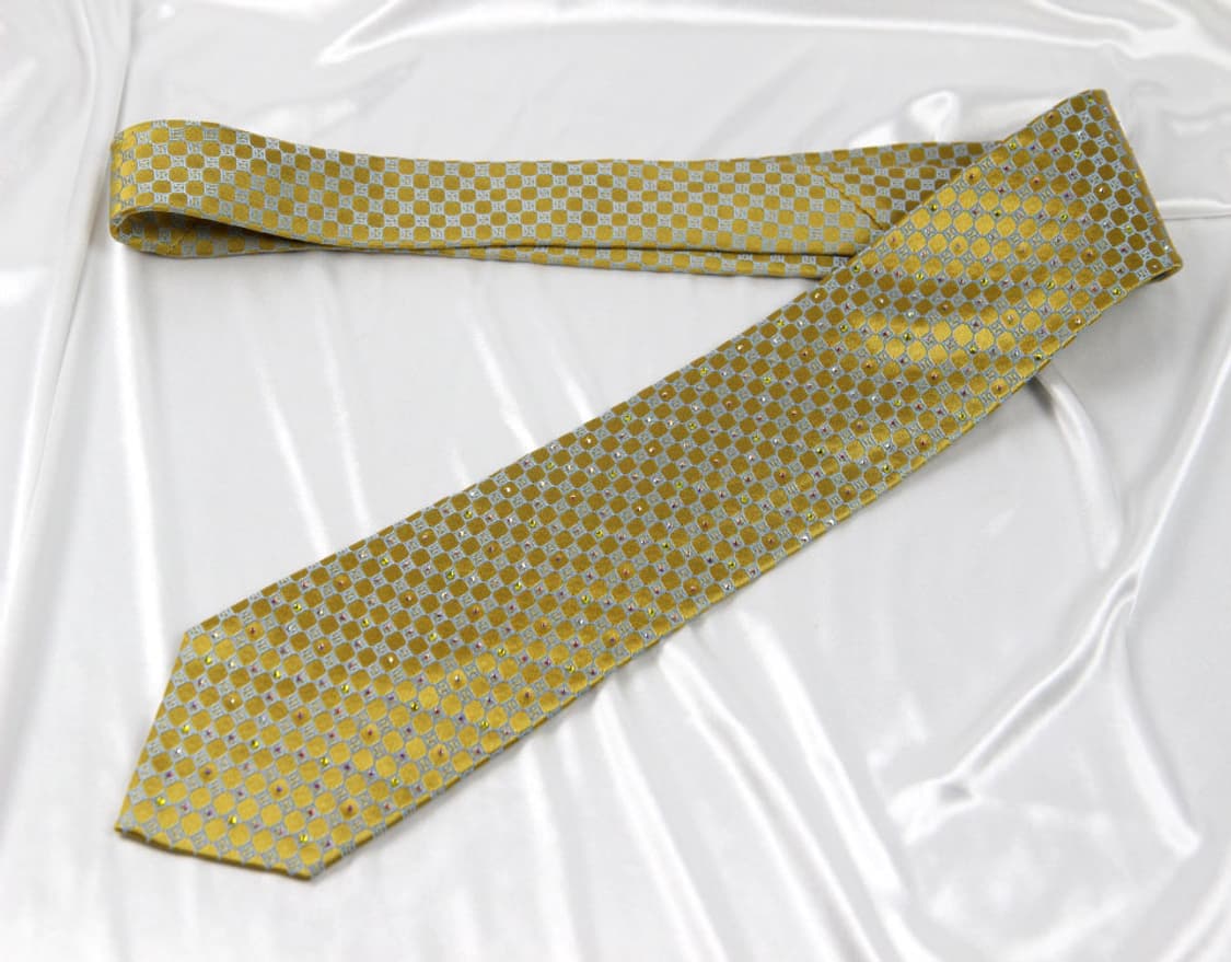 페리엘리스 8cm 미사용 큐빅 신형 남자 명품 넥타이 상품이미지2