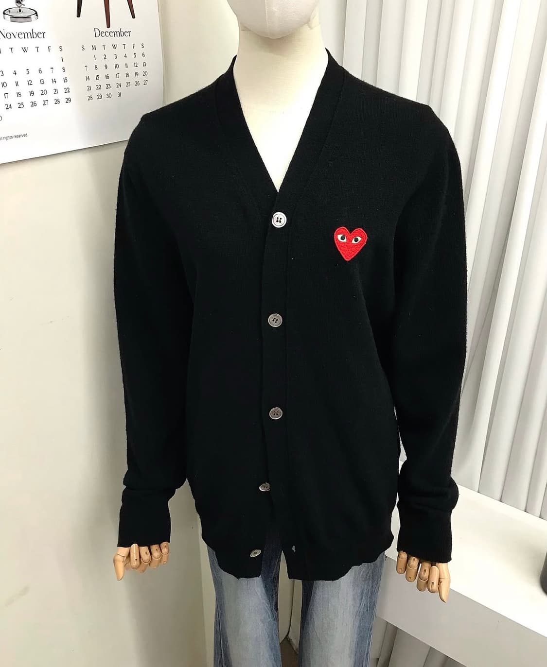 꼼데가르송 울 가디건 상품이미지8