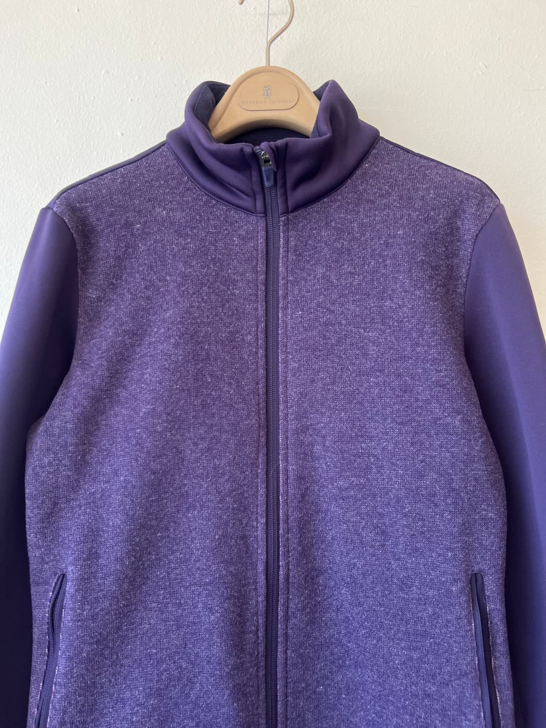 나이키골프 여성 퍼플 골프집업점퍼 니트점퍼 상품이미지1