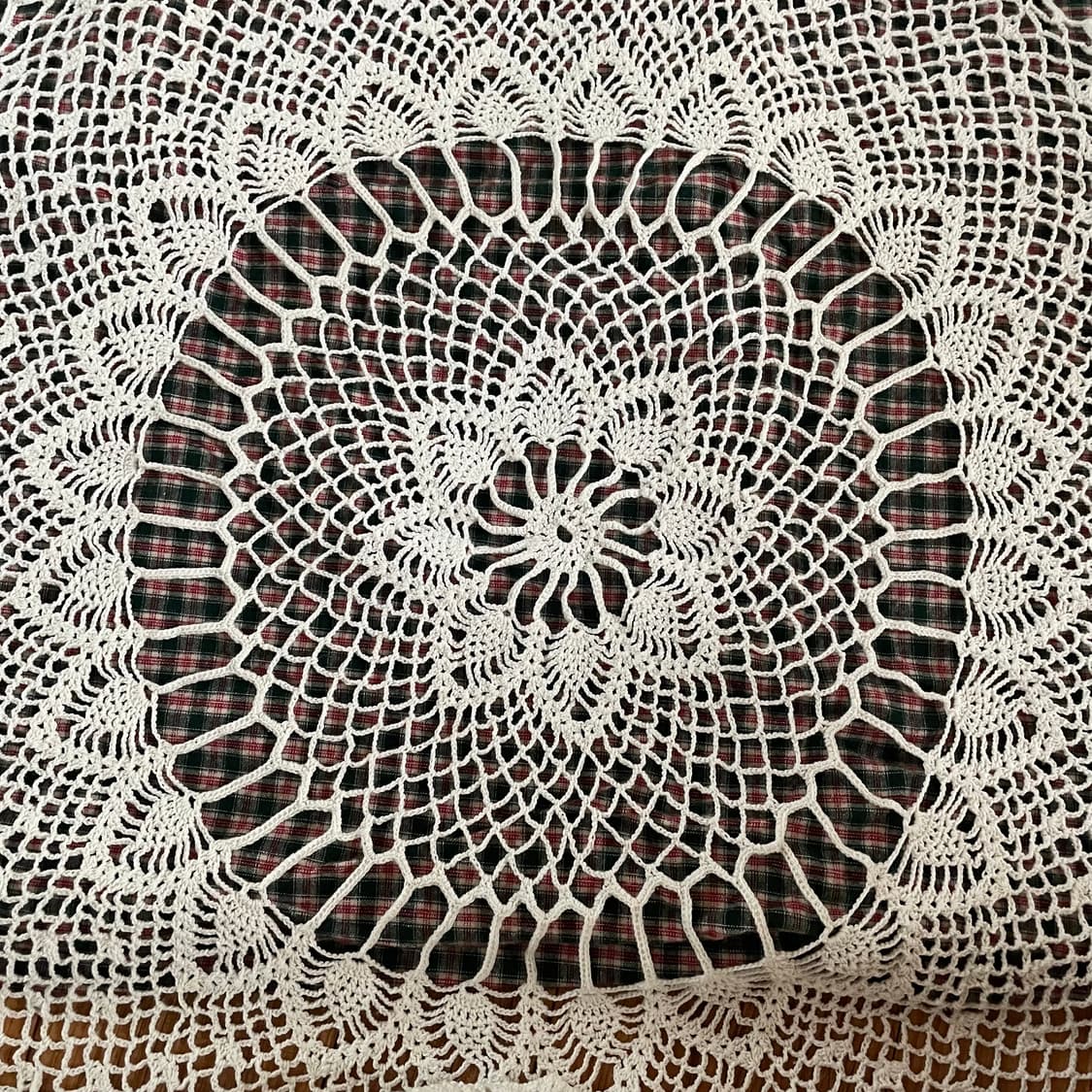 빈티지 크로쉐 뜨개 원형매트 상품이미지4