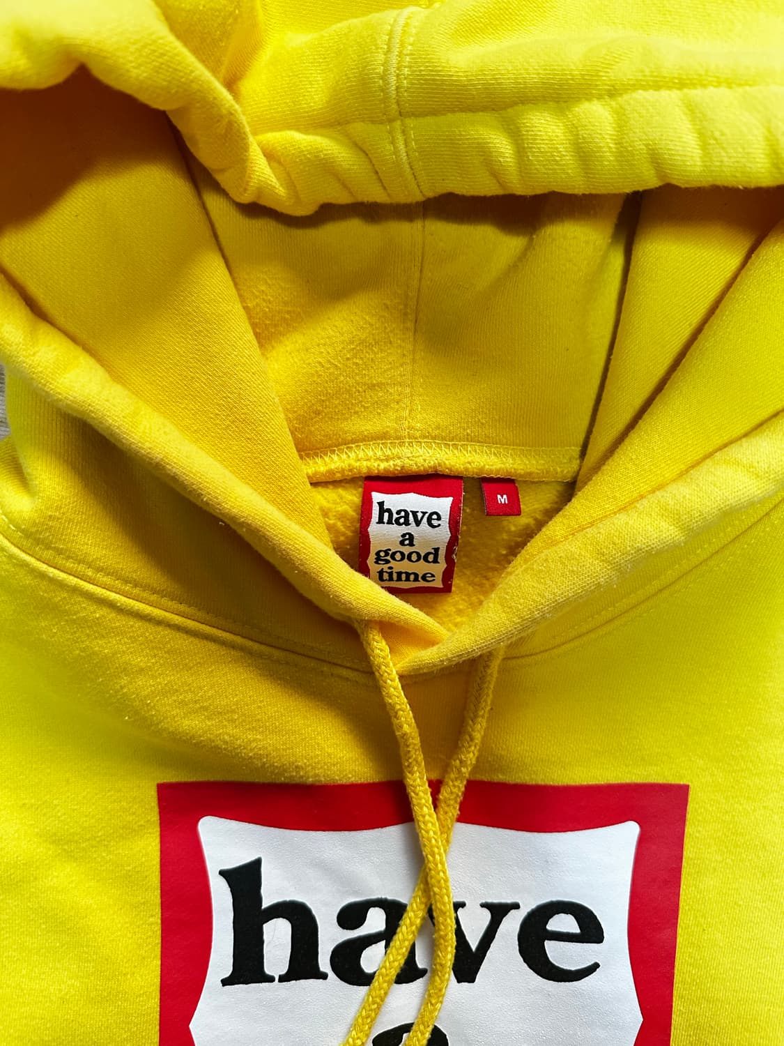 해브어굿타임 로고 후드티 M 상품이미지2