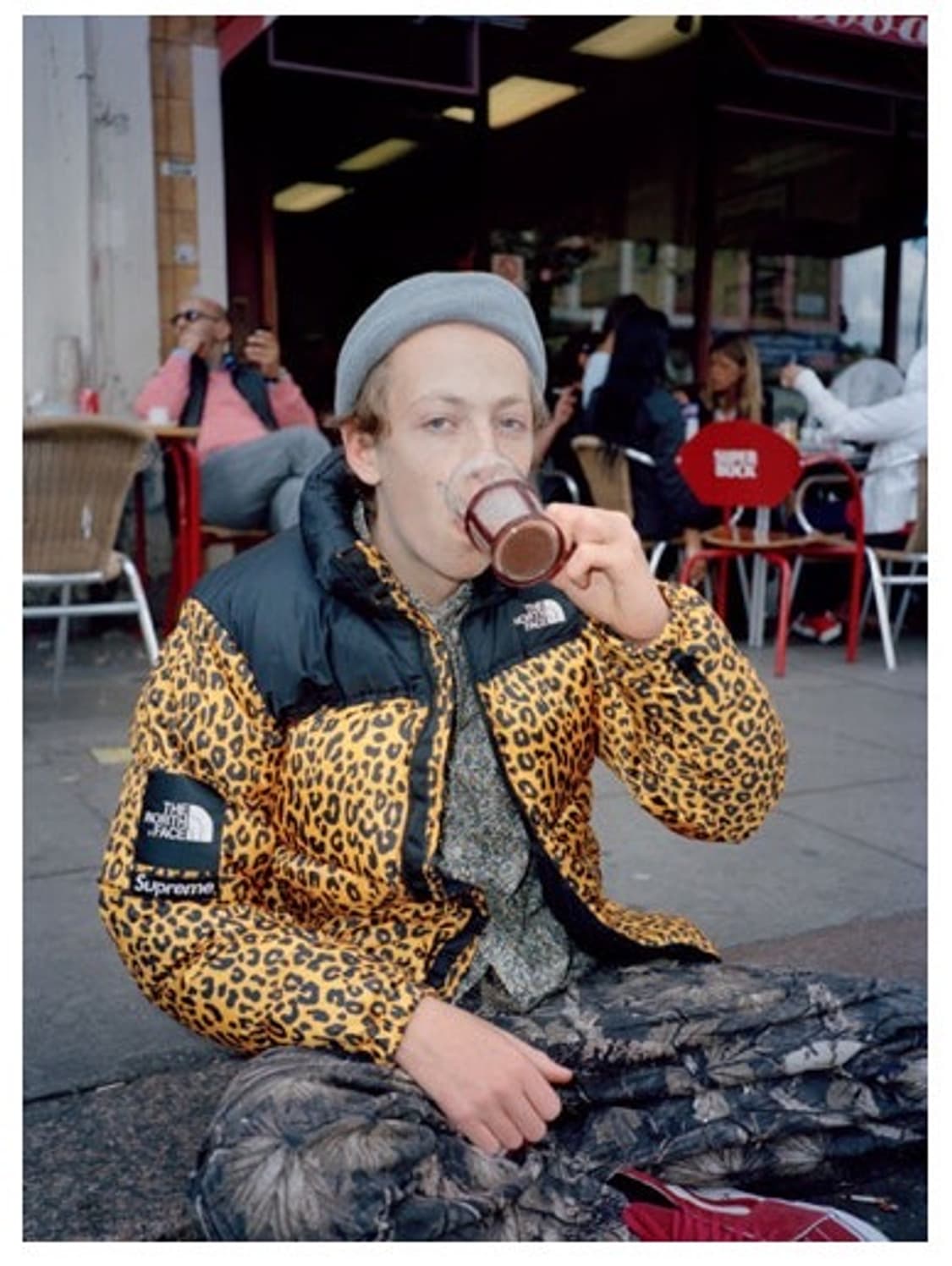 슈프림 x 노스페이스 레오파드 눕시 s 상품이미지4