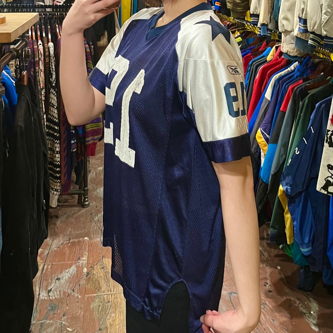 [HI] 리복 NFL 댈러스 카우보이스 마일스 오스틴 져지 퍼플/화이트 상품이미지4