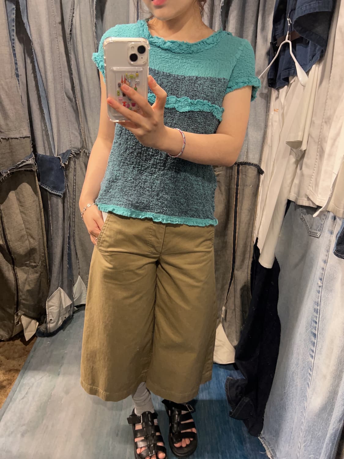 26inch ) adam et rope Midi Culotte Pants 상품이미지2