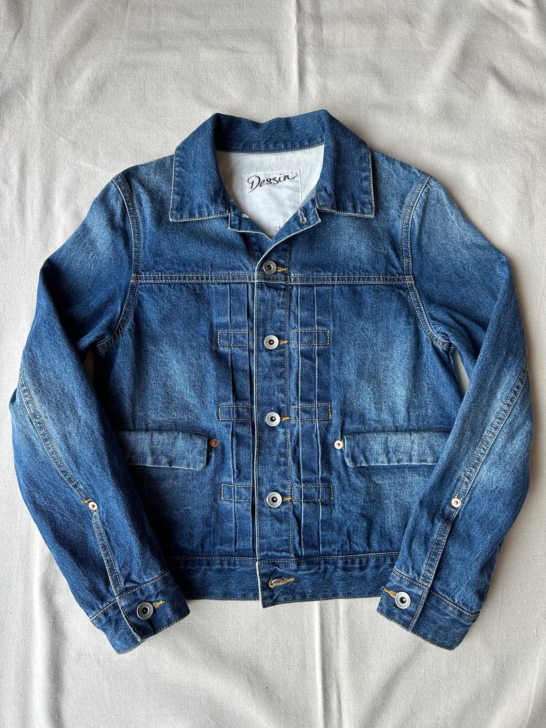 Dessin JPN 데생 크롭 데님 자켓 여성용 2 상품이미지1