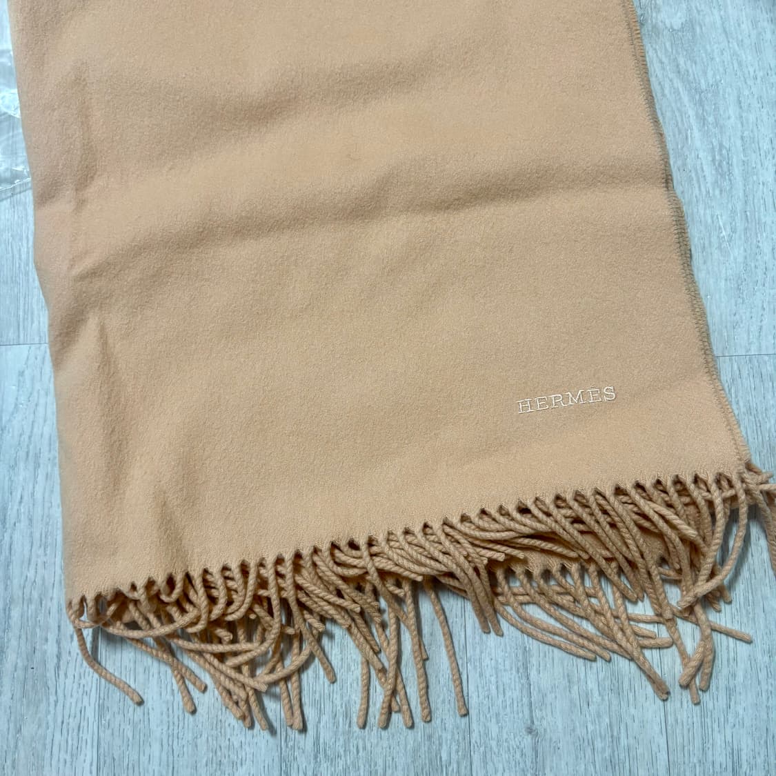 에르메스 캐시미어 머플러 베이지 상품이미지6