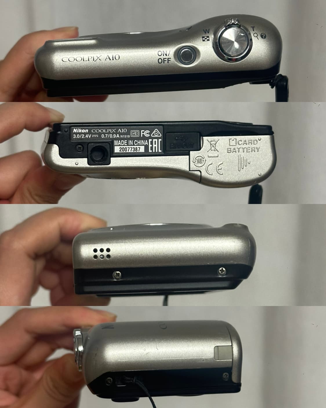 작례⭕️ 니콘 쿨픽스 A10 빈티지디카 / AA 건전지디카 상품이미지7