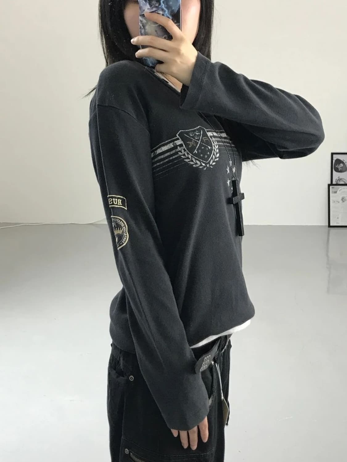 RUSS.K jpn 프린팅 롱 슬리브 상품이미지4