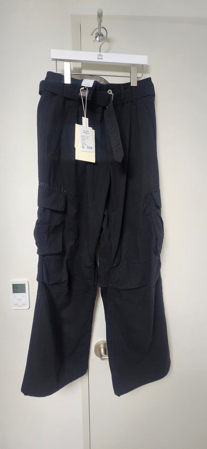 3)폴리테루 벨카고 블랙 팬츠(택째새제품) 상품이미지1