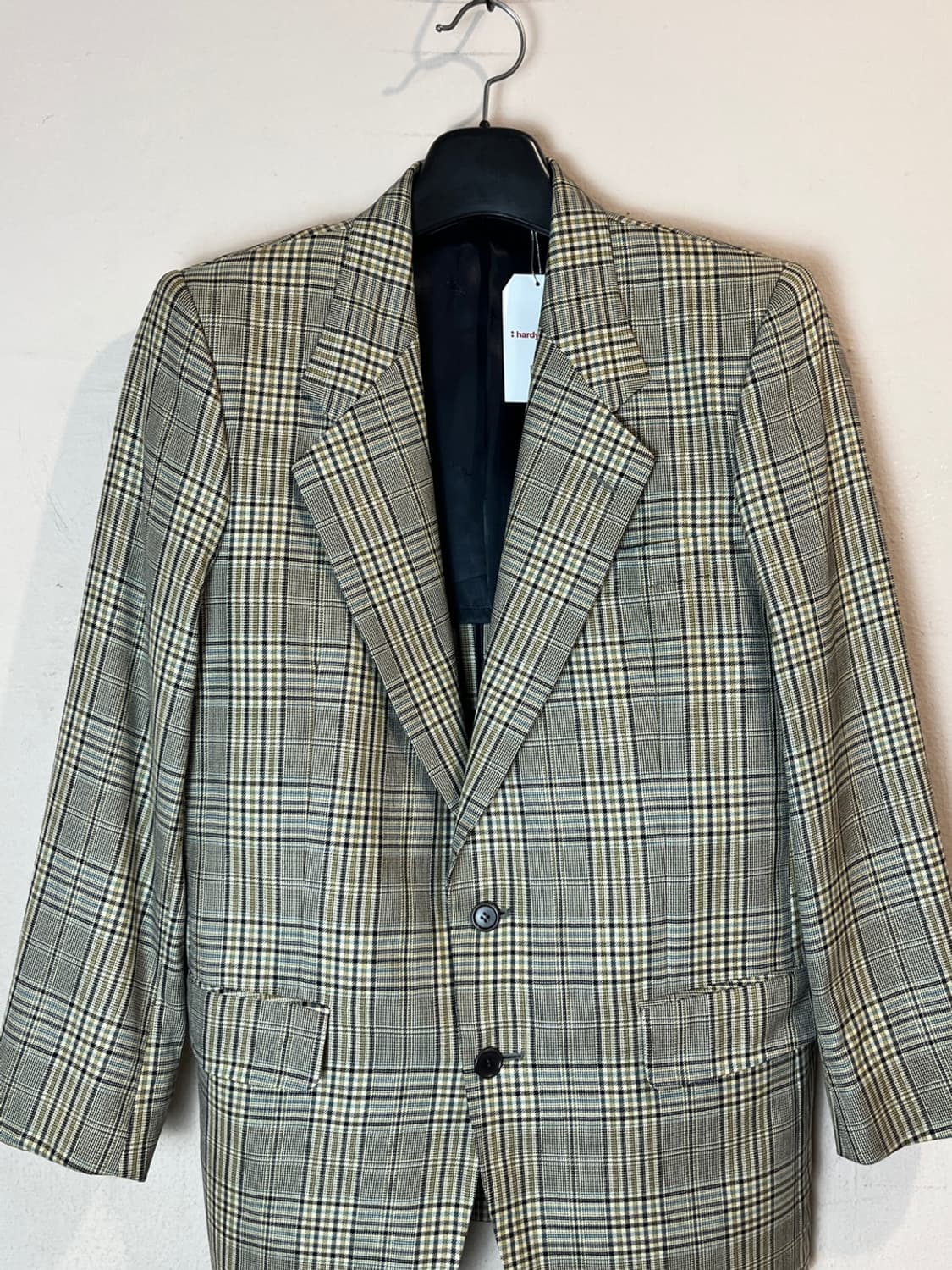 YSL 체크 싱글 브레스트 블레이저 상품이미지2