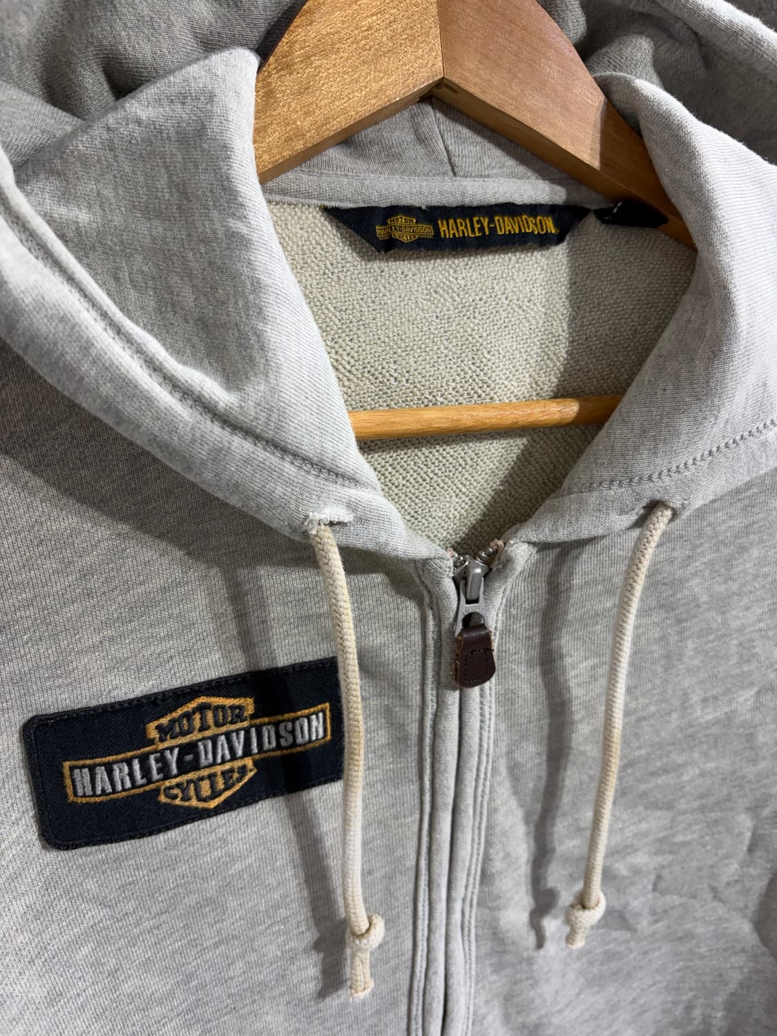 할리데이비슨 빅로고 후드 집업 XS 상품이미지8