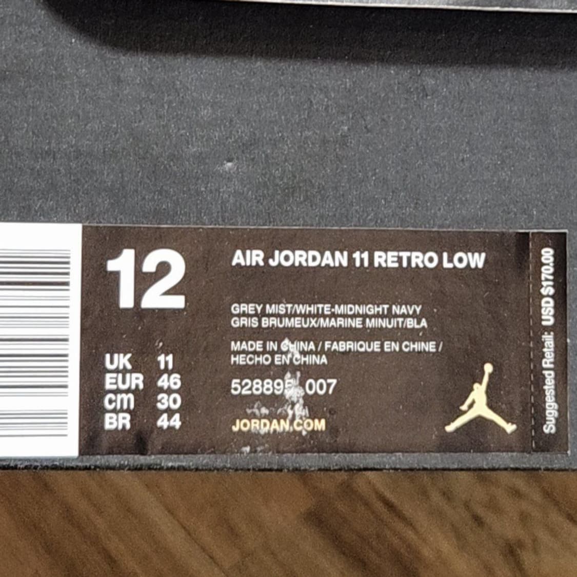 나이키 300 조던11 미스트그레이 상품이미지8