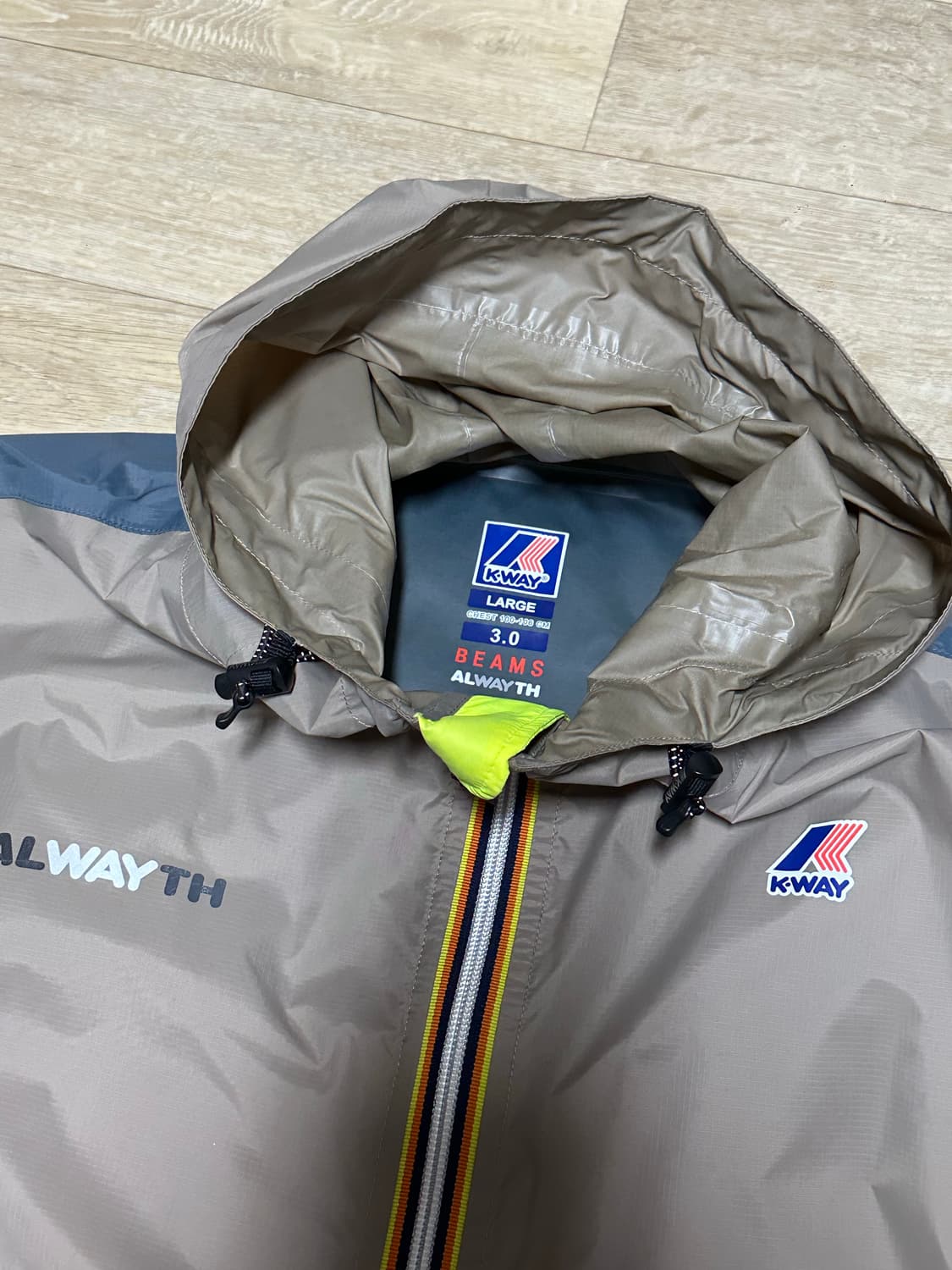 ALWAYTH × BEAMS × K-WAY 자켓 상품이미지4