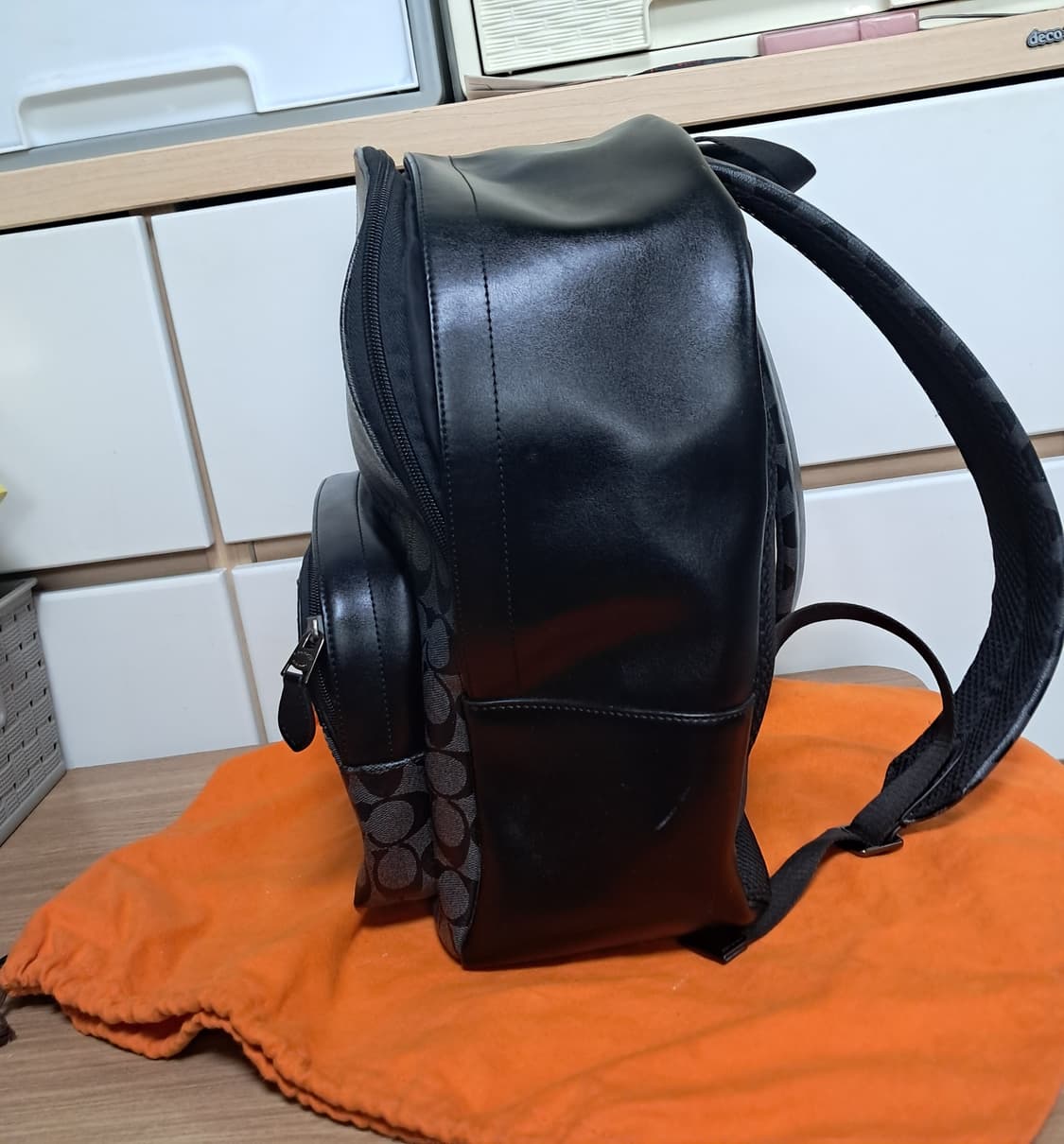 코치 시그니처 백팩 F72483 블랙(남녀공용가능) 상품이미지3