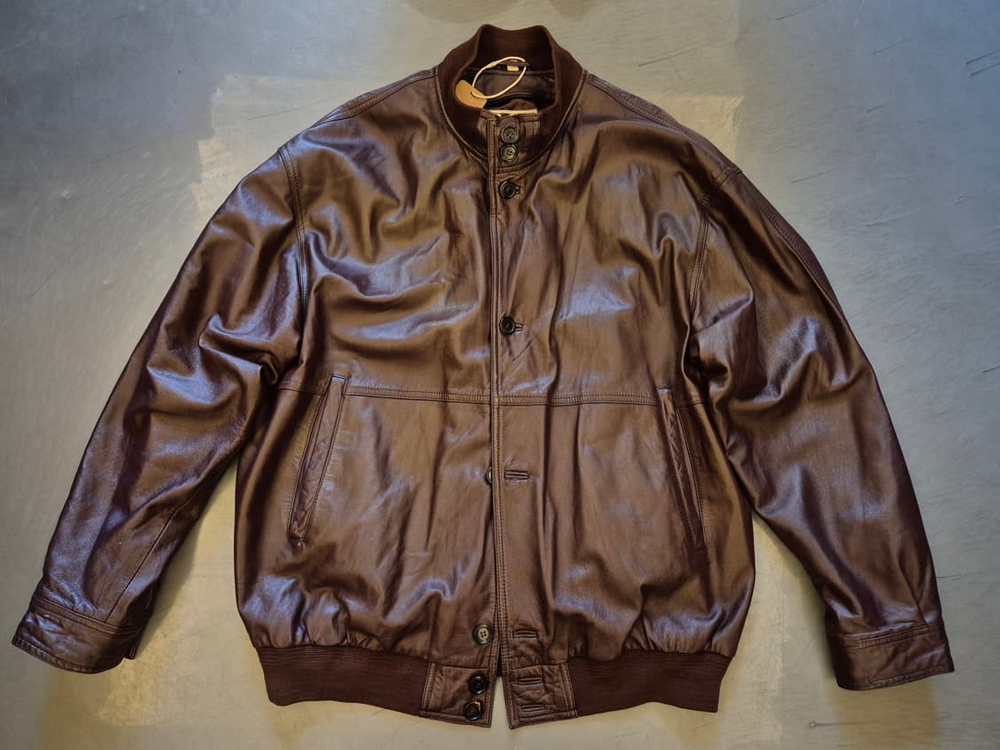 90s MALZIA 양가죽 봄버 상품이미지1