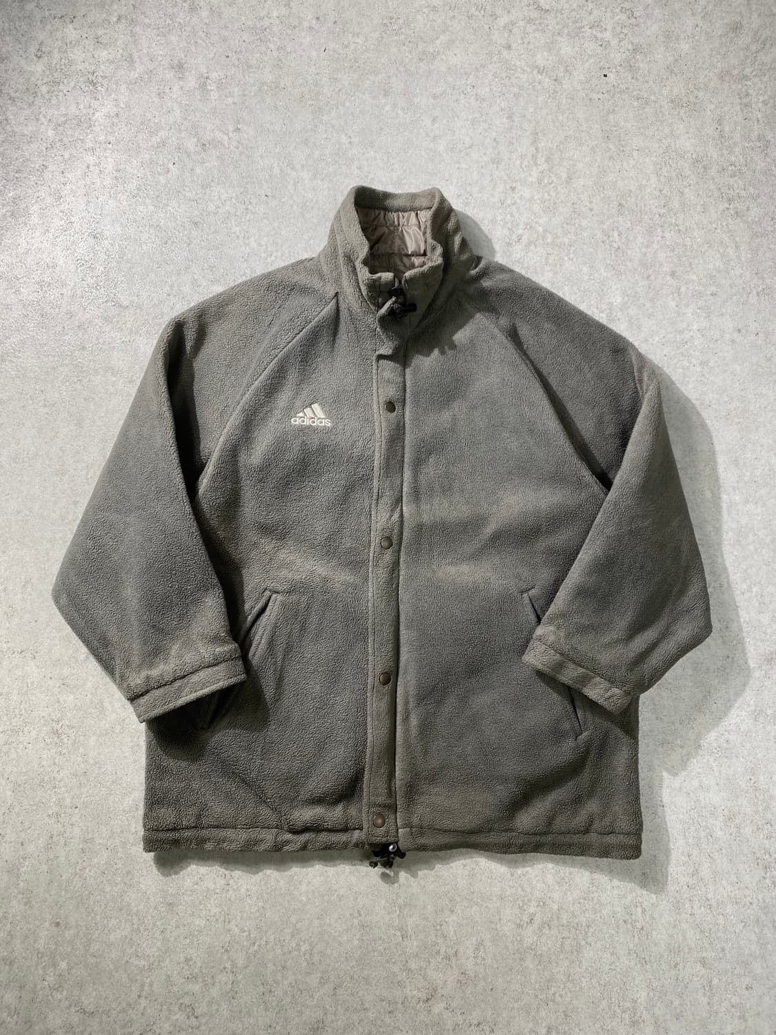 [S-M] 90s Adidas 아디다스 리버서블 패딩 플리스 자켓 상품이미지2