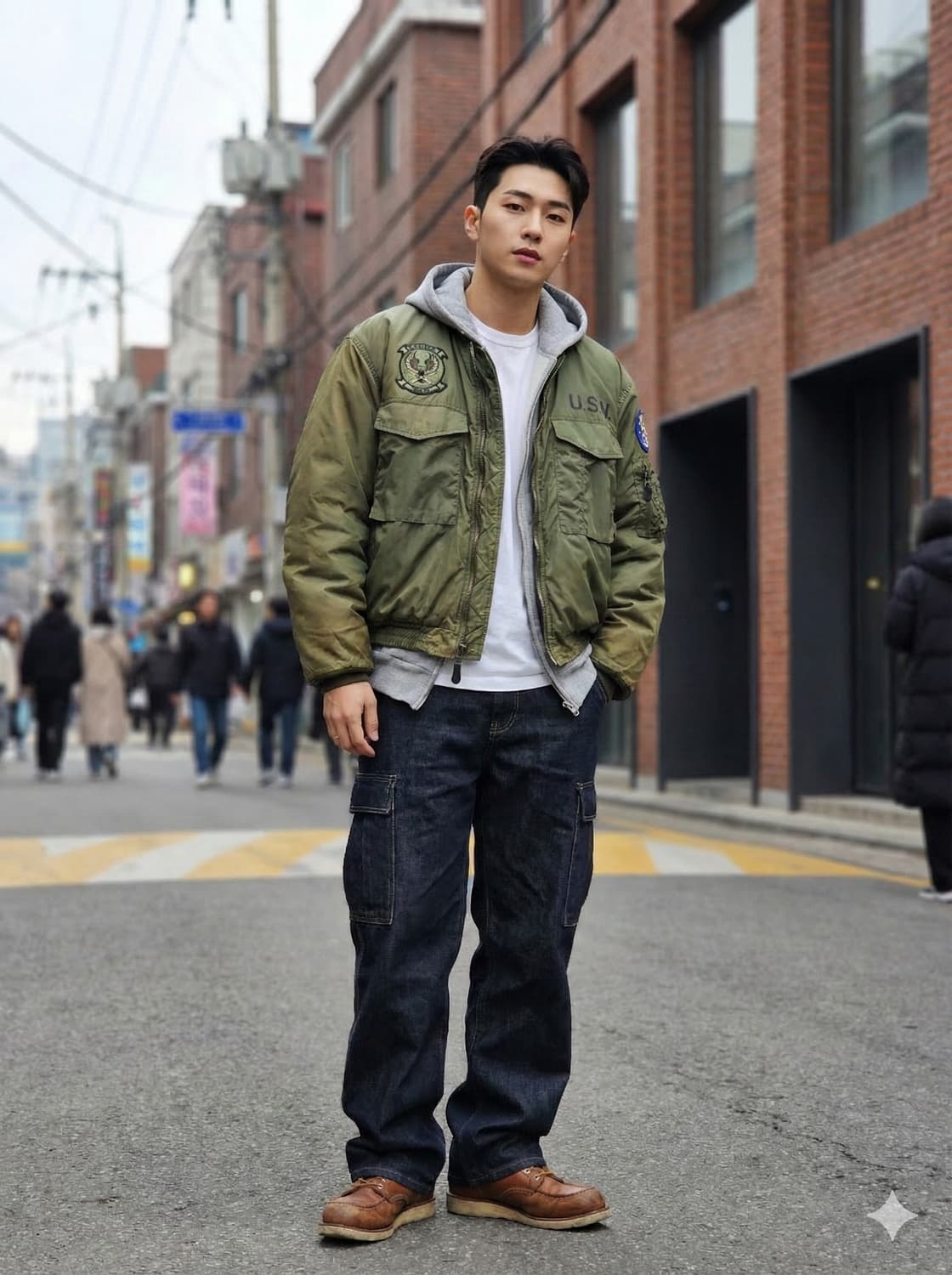 U.S.N. 빈티지 G-8 항공 야상 점퍼_M 상품이미지1