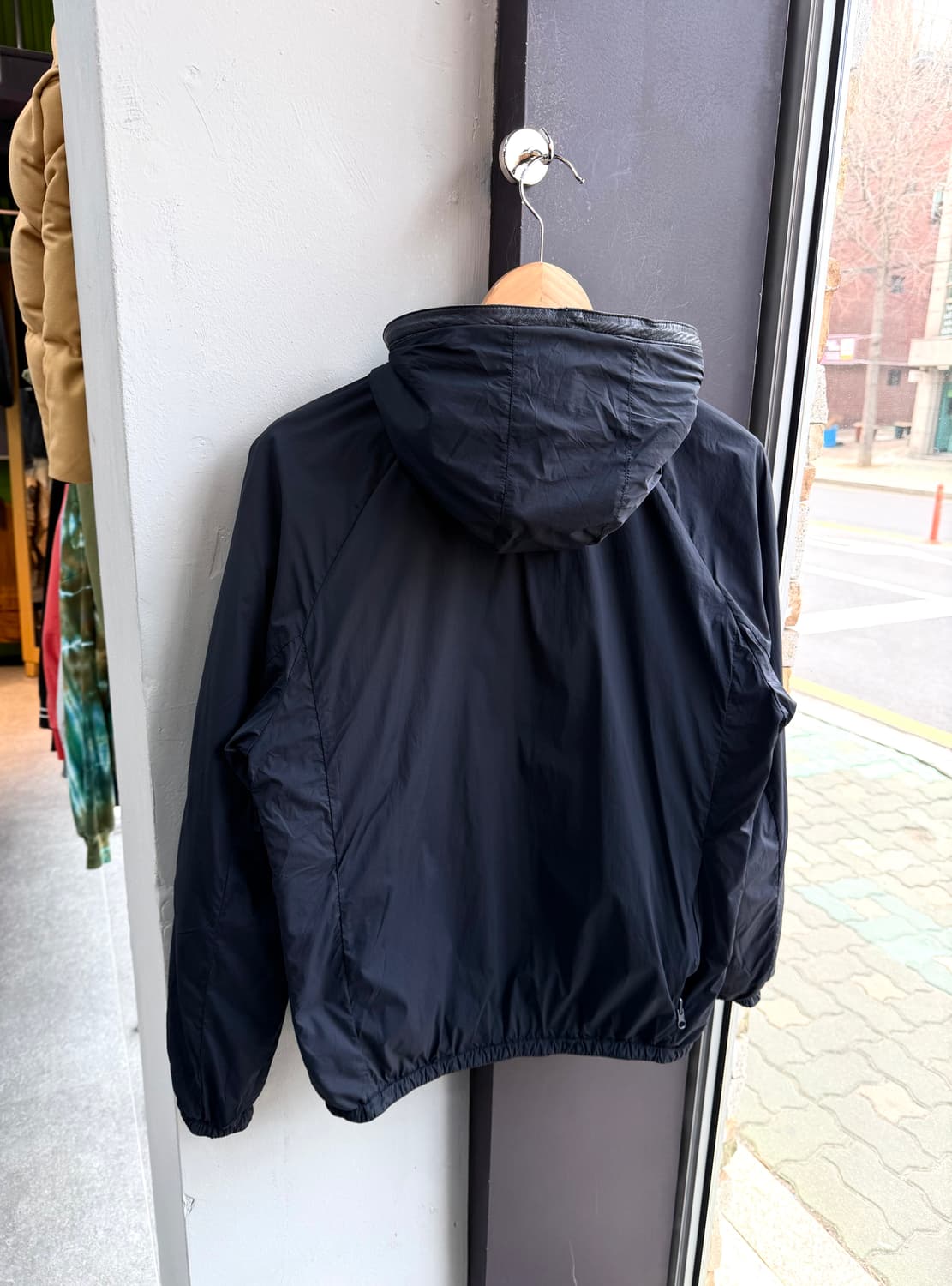 50/ 엠포리오 아르마니 리버시블 레더 후드 자켓 상품이미지9