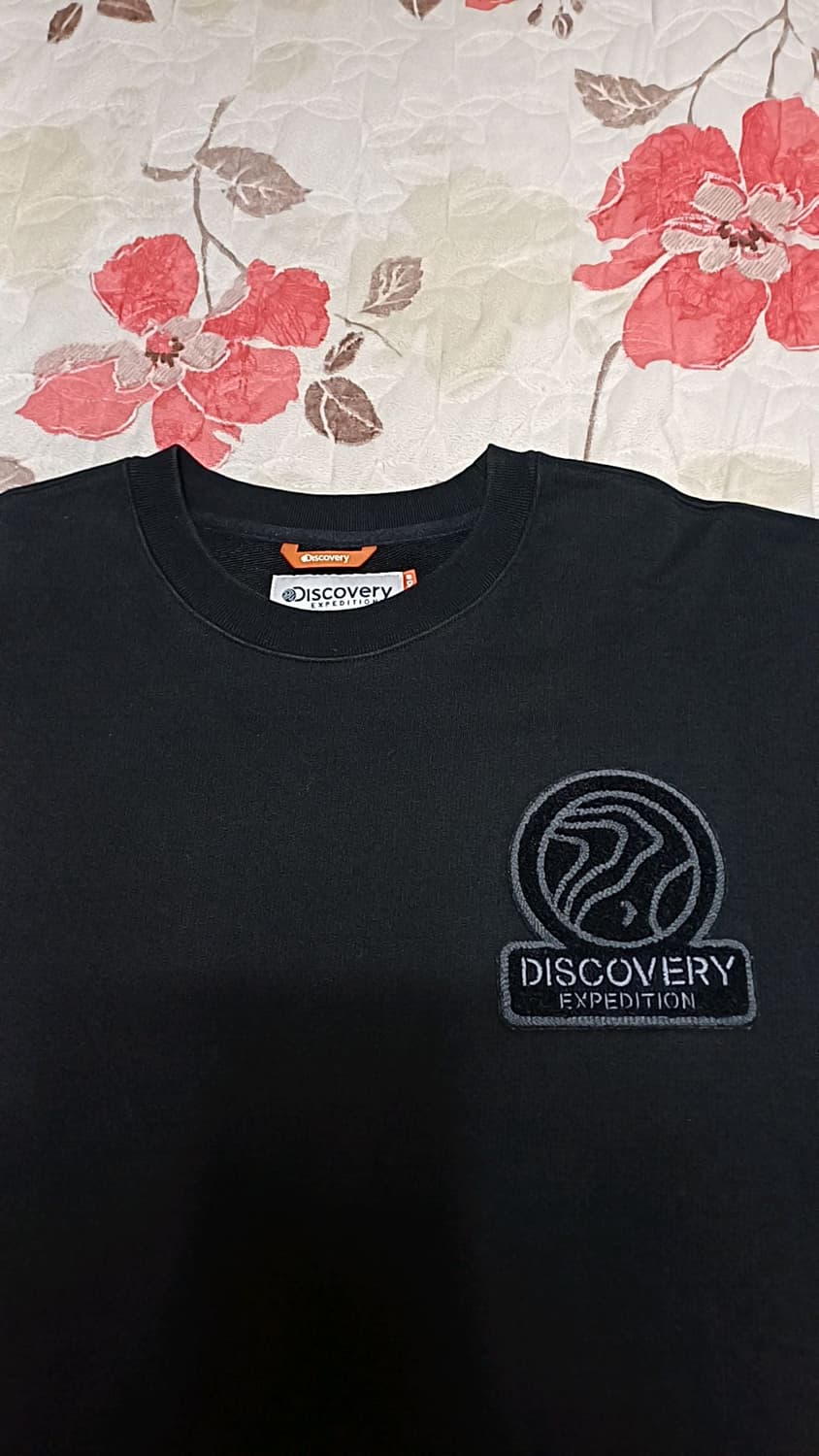 디스커버리 오버핏맨투맨 105 가슴65 기장72 상품이미지3