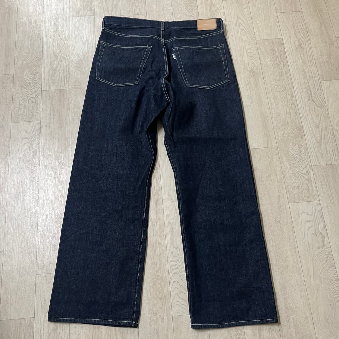 [3] 그라프페이퍼 셀비지 데님 5p 와이드 스트레이트 팬츠 리지드 상품이미지9