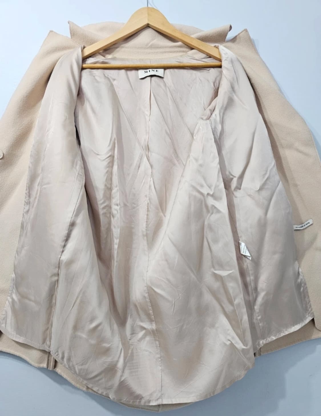 한섬 마인 핸드메이드 오버핏 코트 ~55 상품이미지4