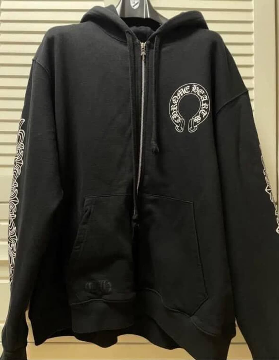 크롬하츠 홀스슈 플로랄 헤비웨이트 후드집업 XL 상품이미지3