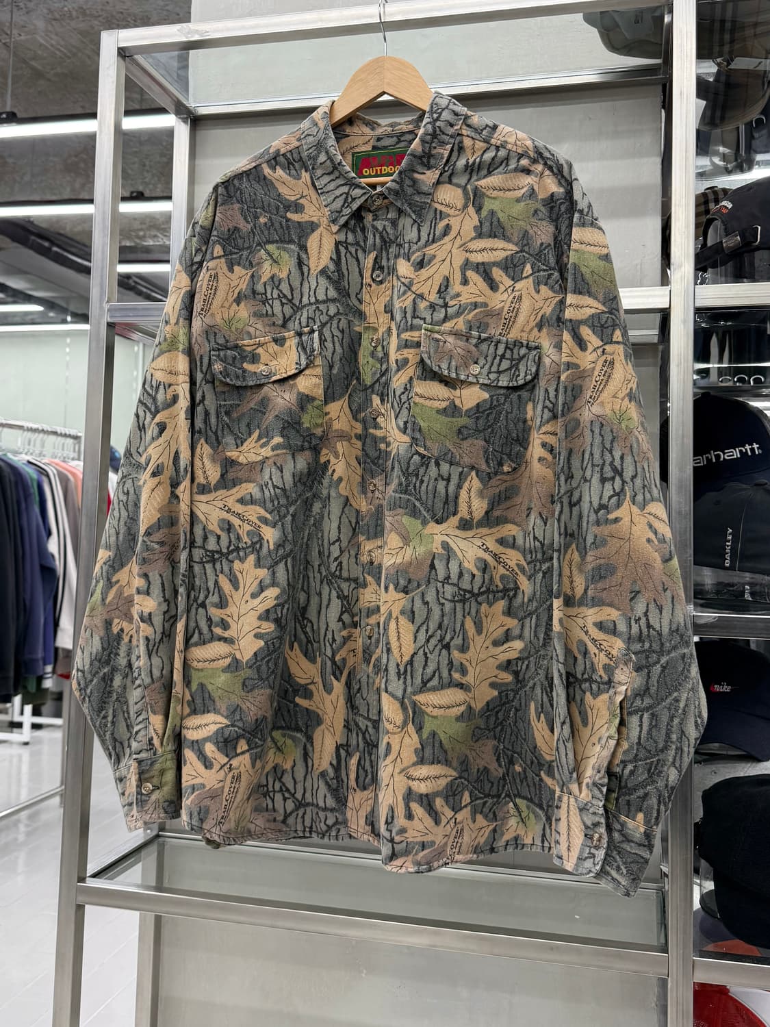 아비드 아웃도어 Avid Outdoor 00s 헤링본 울 셔츠 상품이미지2