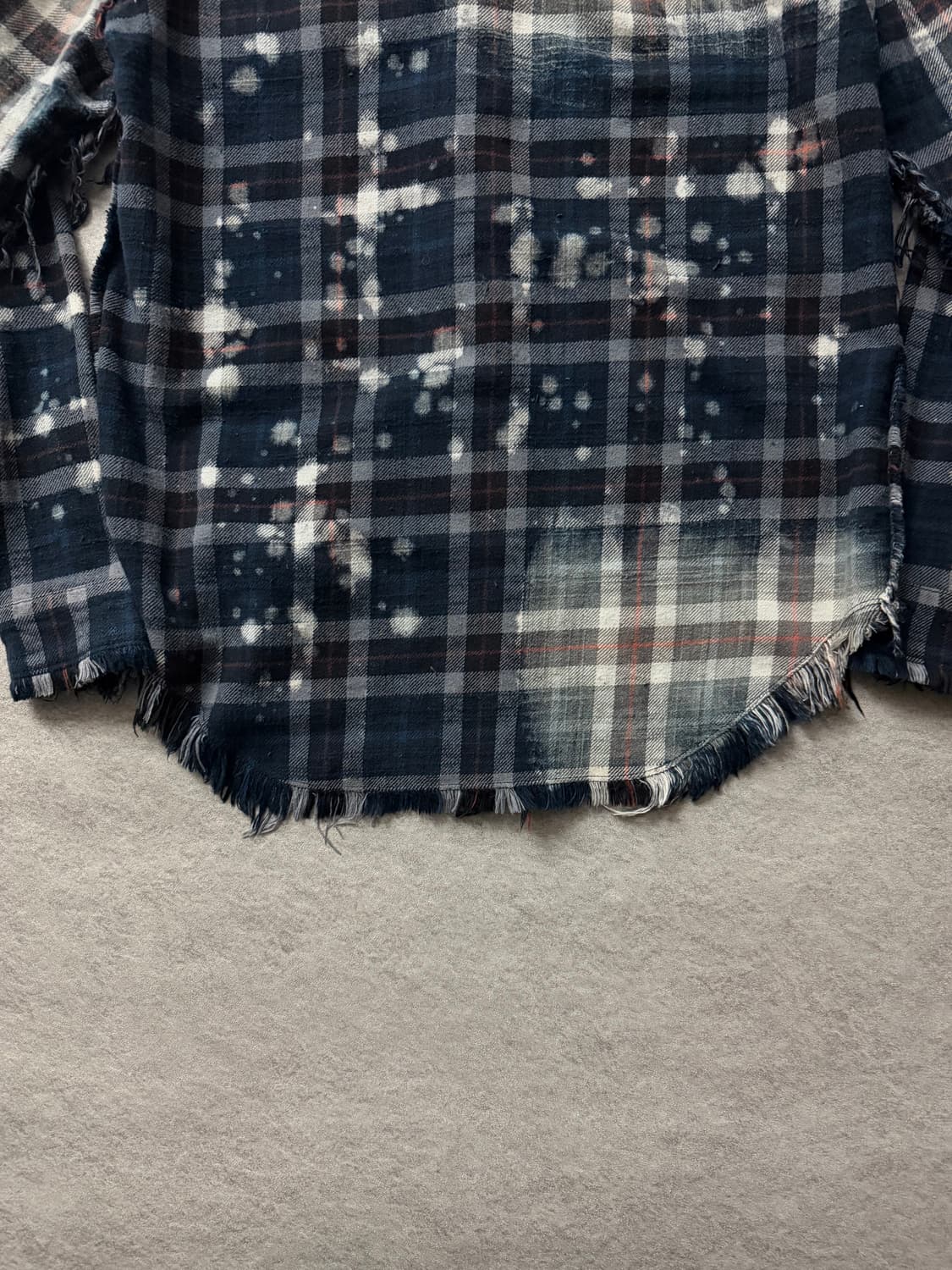 R13 블리치드 체크셔츠 상품이미지7