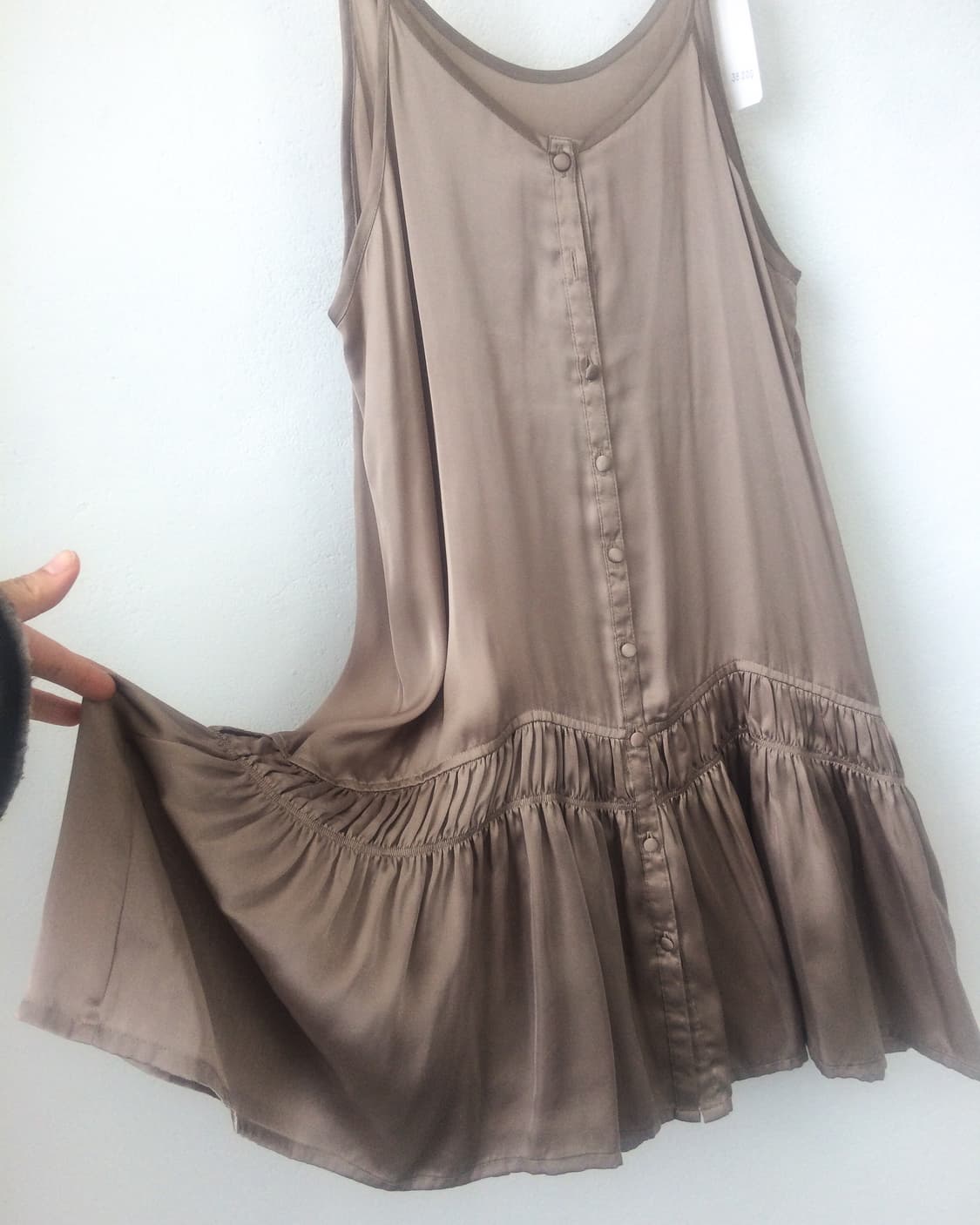 Shirring point sleeveless onepiece 상품이미지4