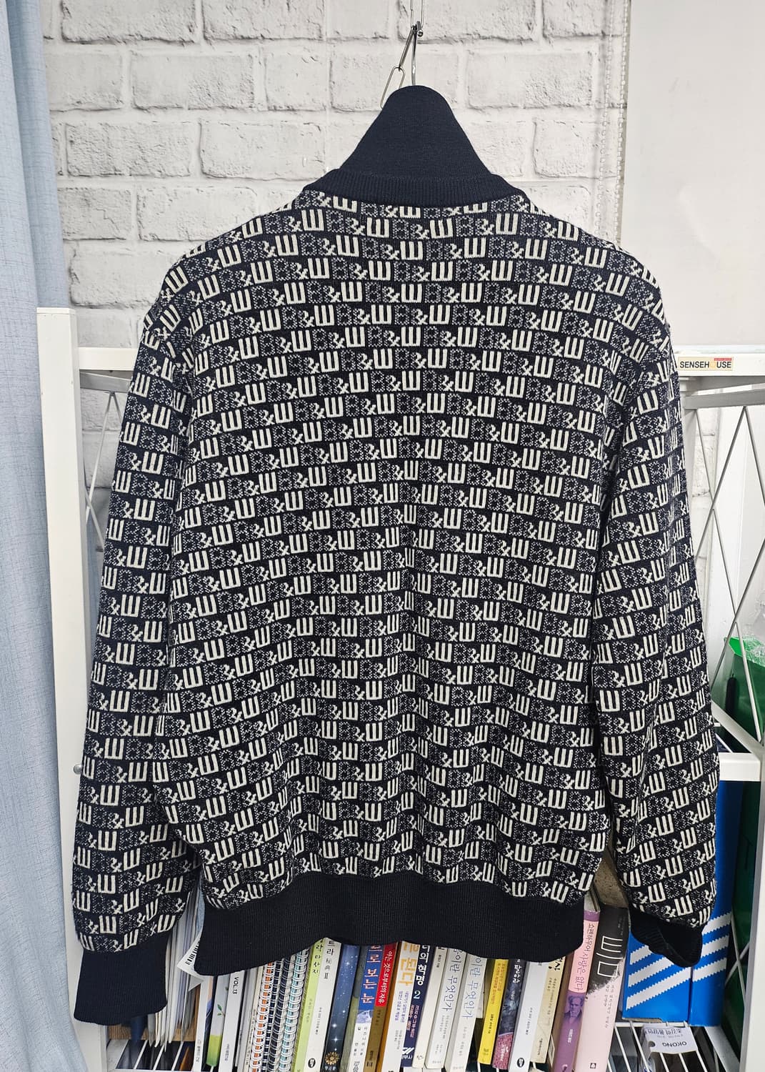 블랙앤화이트 남성골프 방풍니트100~ 라운드 니트티 MM04 상품이미지4