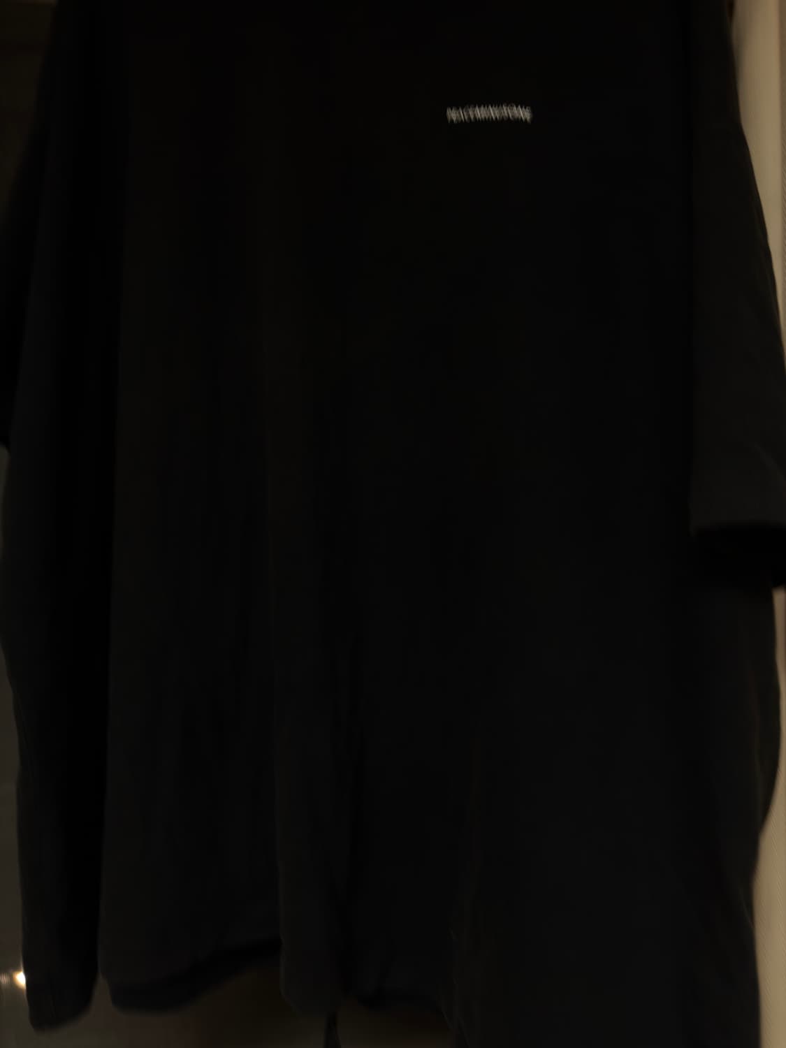 피스마이너스원 코튼 티셔츠 #4 블랙 상품이미지4