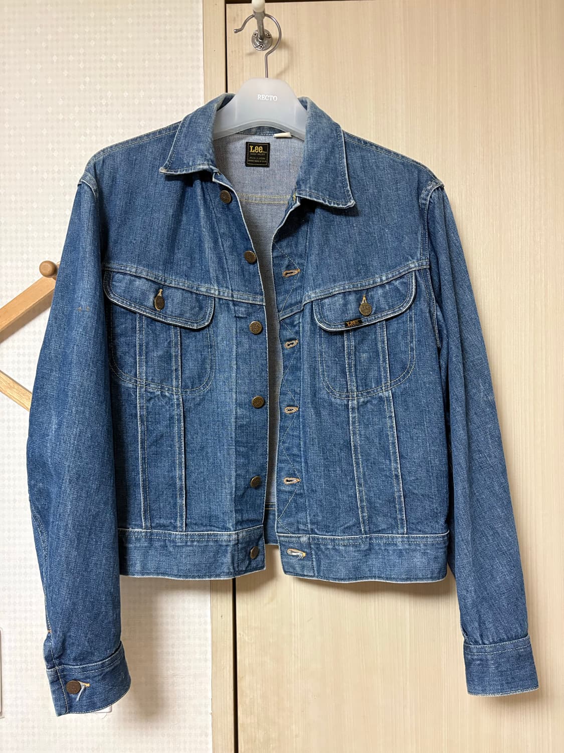 70s Lee 101j 트러커 데님 자켓 상품이미지1