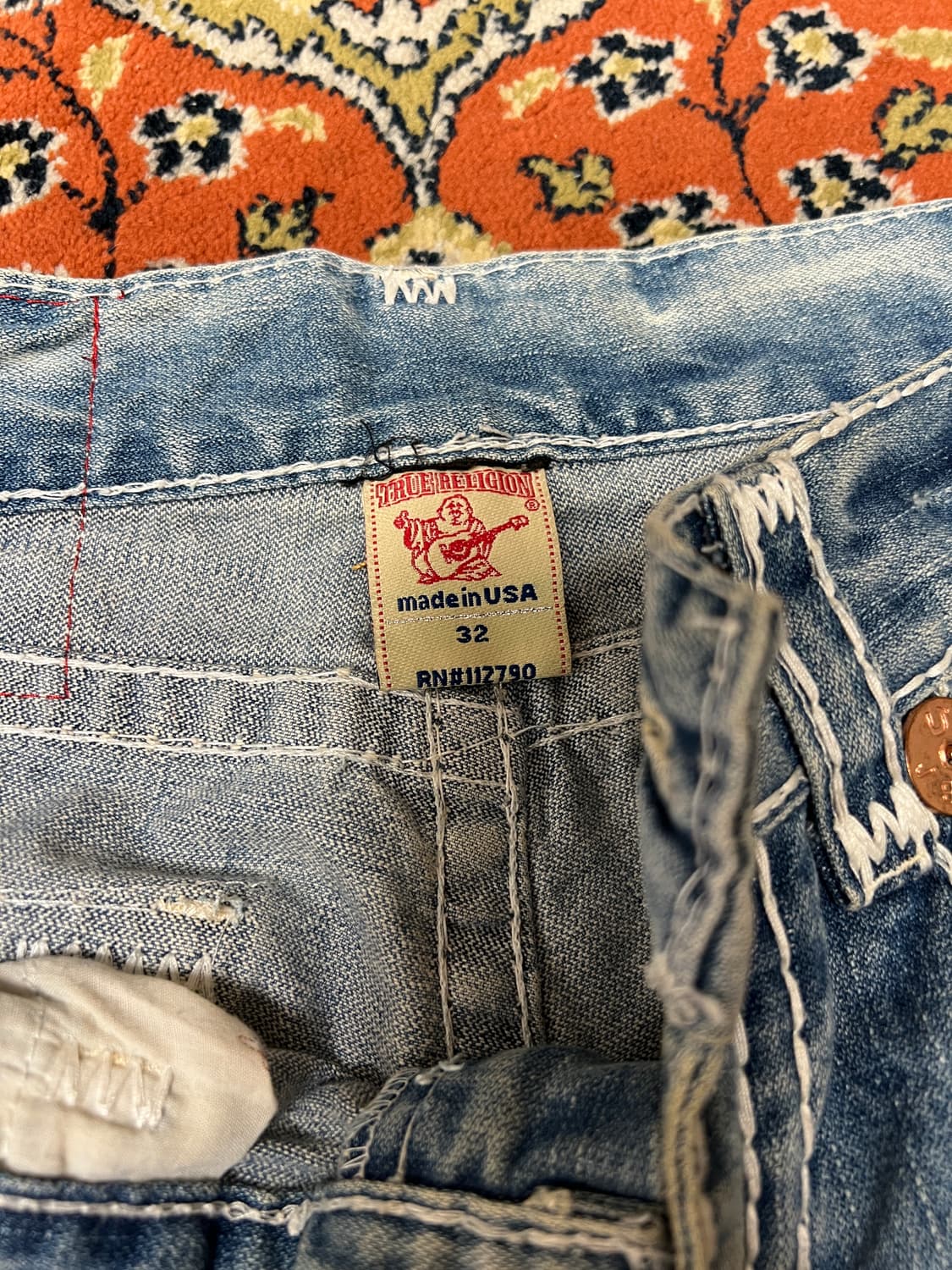 [32] 트루릴리전 조이 슈퍼티 부츠컷 연청 데님팬츠 상품이미지2