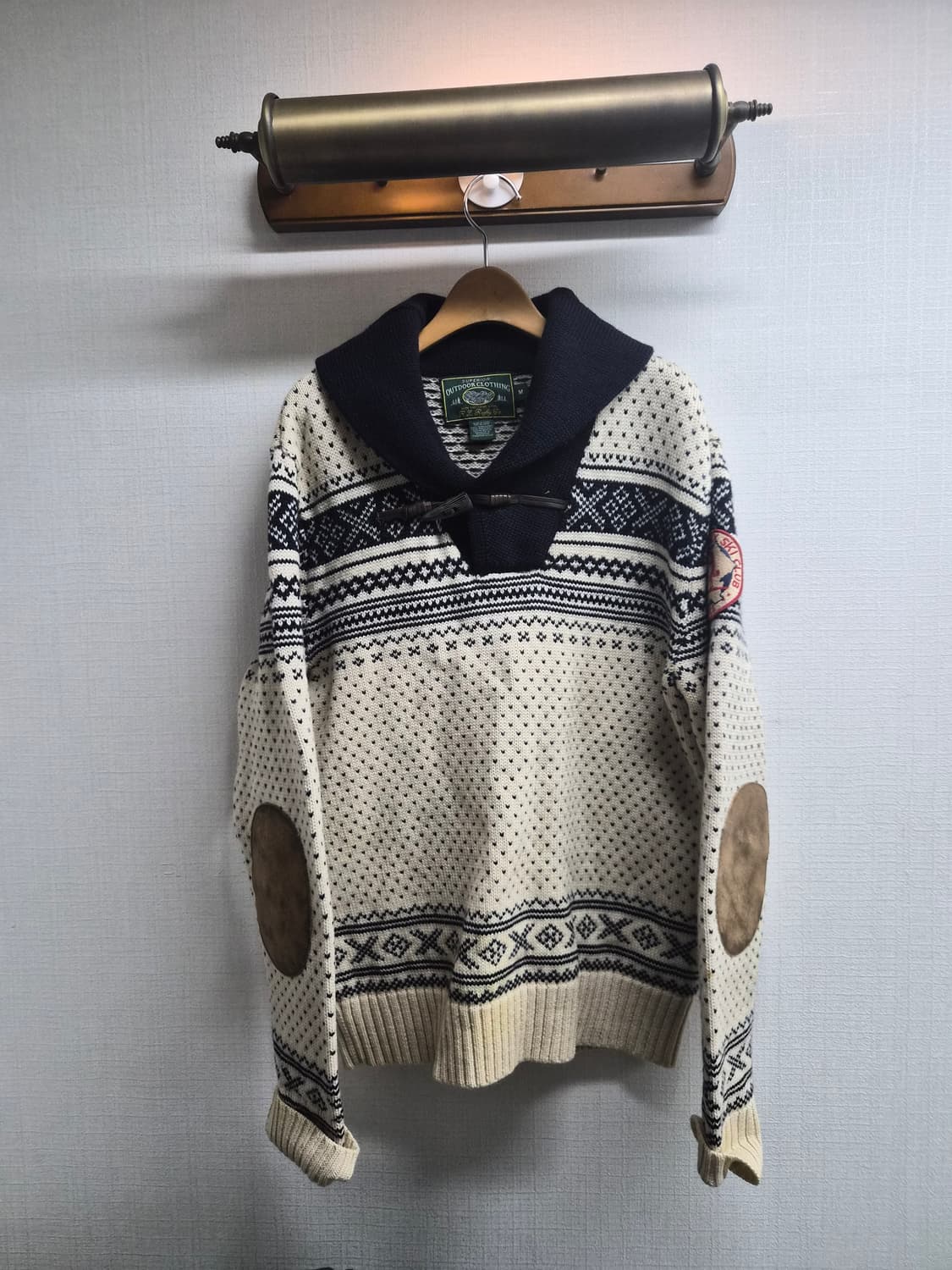 M/100) 폴로 랄프로렌 RUGBY 90's 숄카라 니트 팝니다 상품이미지1