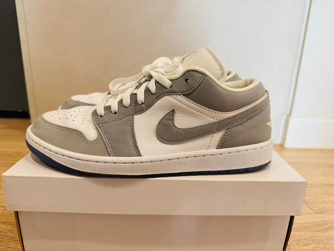 [W285] 조던 1 로우 화이트 울프 그레이 상품이미지3