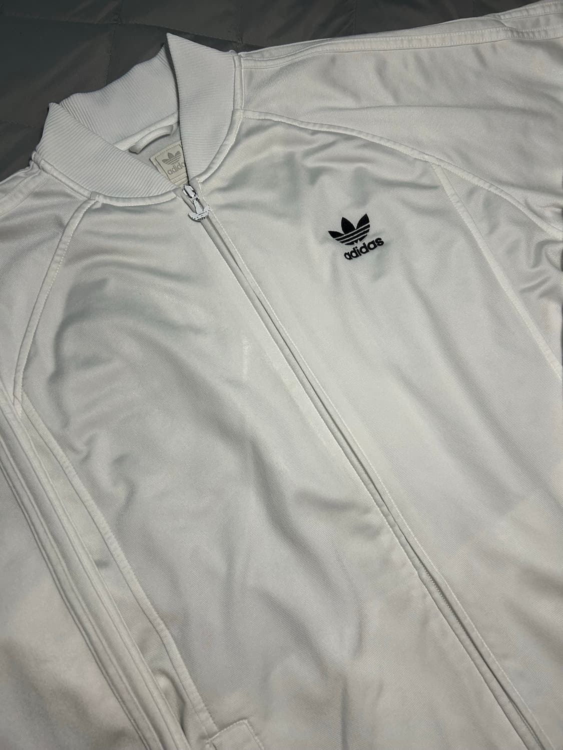 대대장🤍 올 화이트 흰색 아디다스 져지 상품이미지1