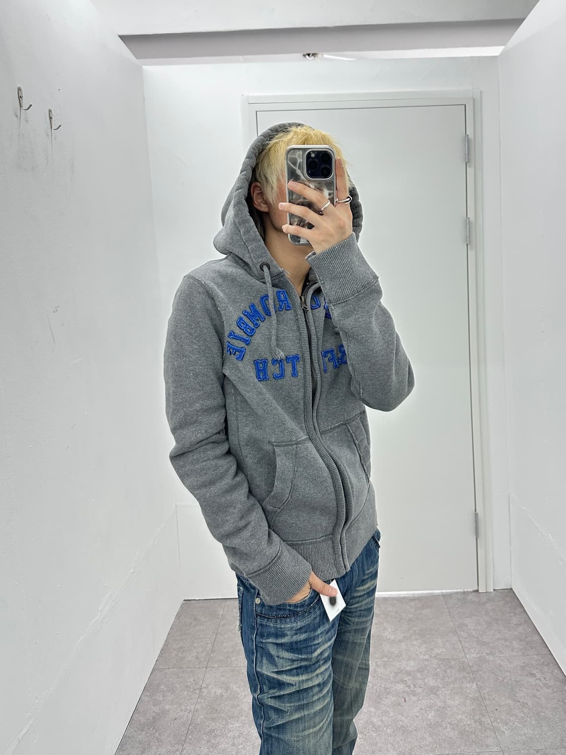 Abercrombie lettering hood zip 상품이미지6