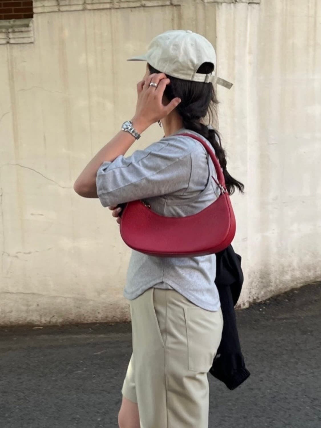 에토스 보트백 레드 상품이미지1