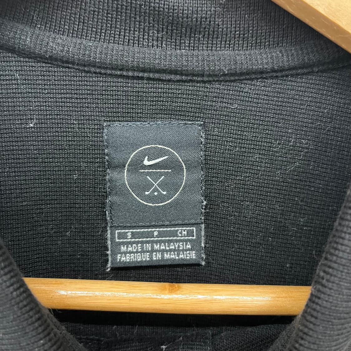 나이키 긴팔 카라티 블랙 남성S 상품이미지3