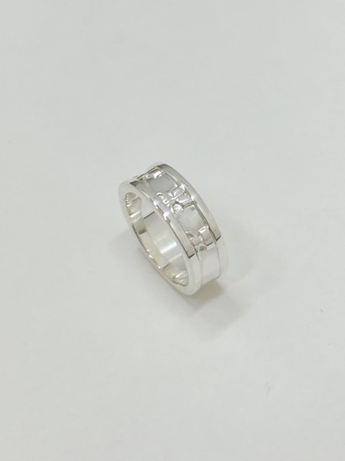 courreges / 꾸레쥬 실버 950 로고 반지 상품이미지8