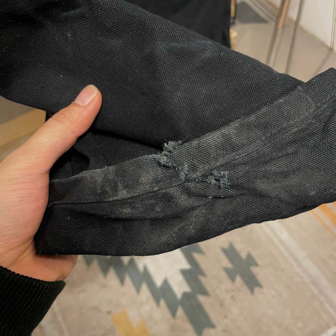 10s 칼하트 오리지널 워크 웨어 더블니 오버롤 데님 멜빵 상품이미지9