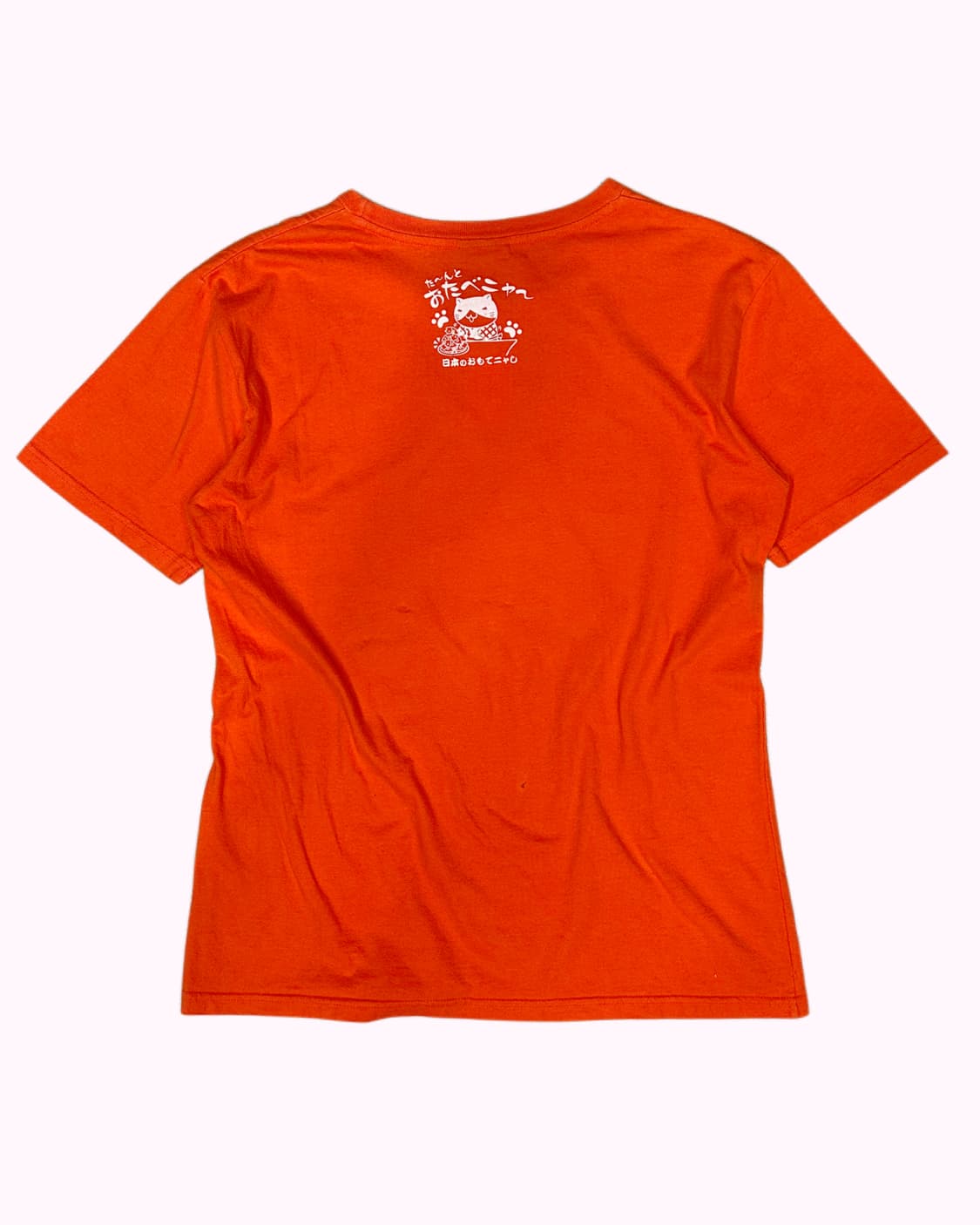 NECOBUCHI-SAN printing orenge t-shirt 상품이미지3