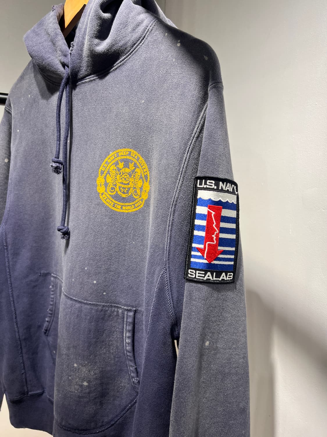 Bow wow US Navy Sealab Hoodie Aging 상품이미지3