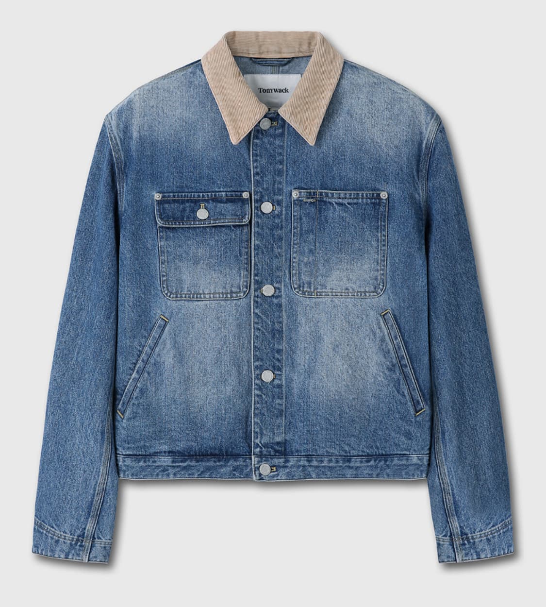 토니웩 카라 코듀로이 데님 자켓 XL 상품이미지1