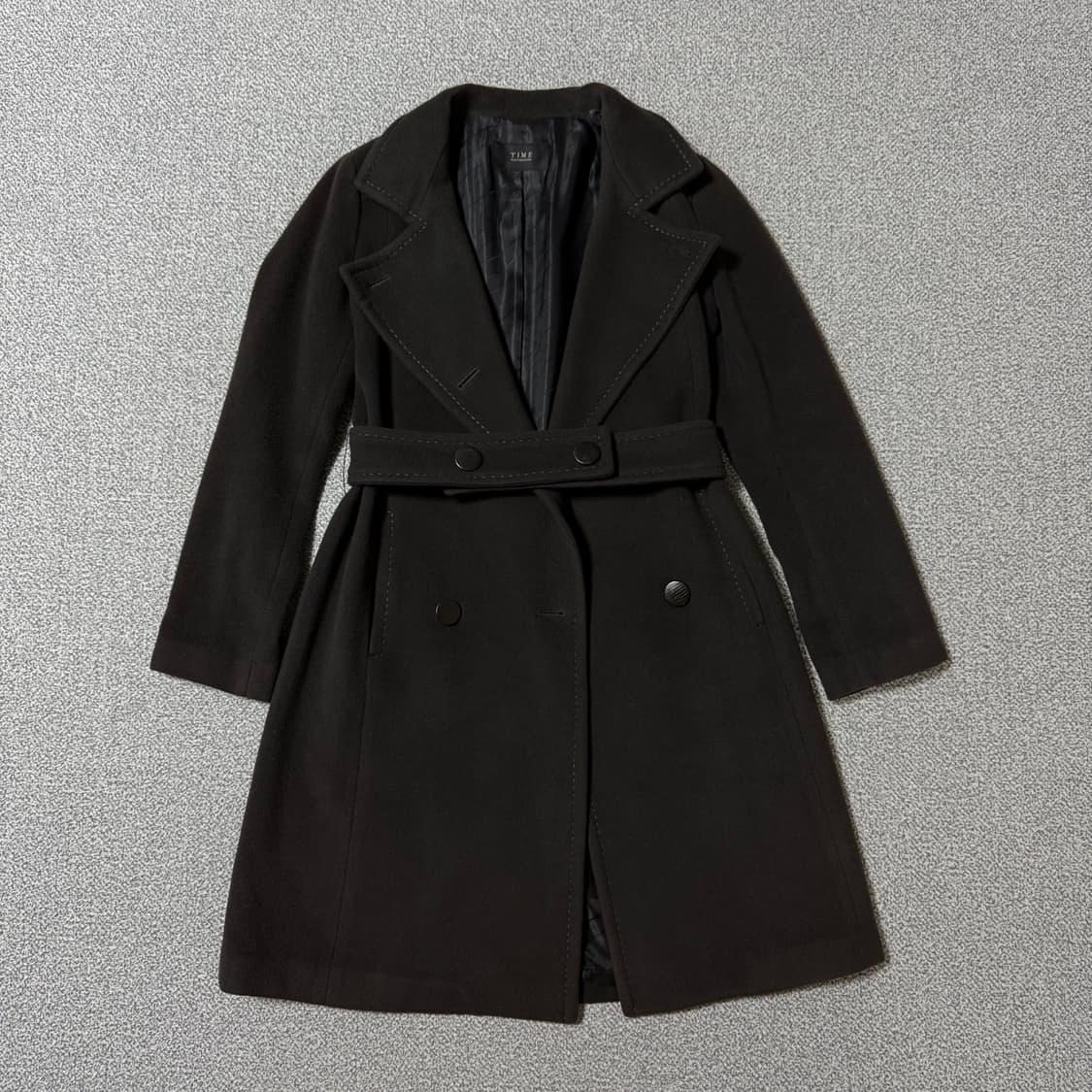Time 타임 브라운 코트 여성용 상품이미지1