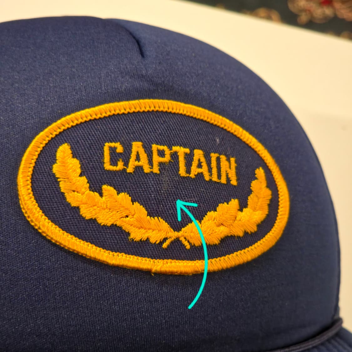 90's Vintage Captain 트러커캡 모자 상품이미지6