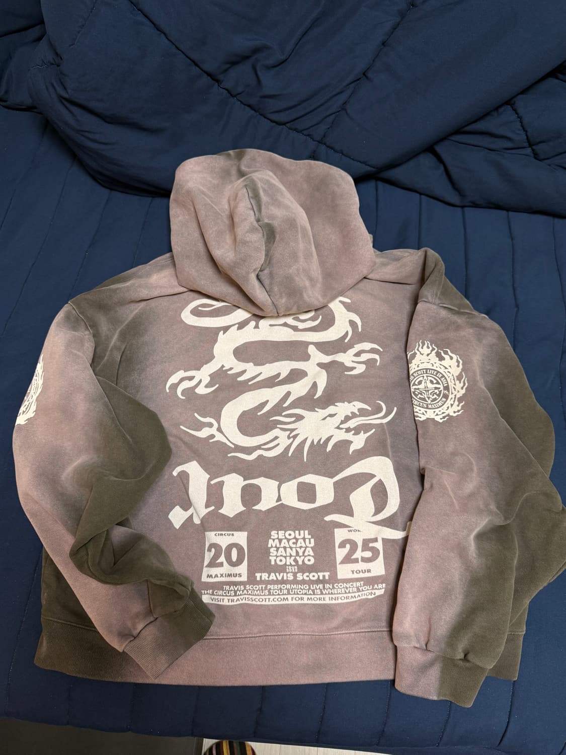 [L] 트레비스 스캇 내한 머천다이즈  MD 후드집업 상품이미지2