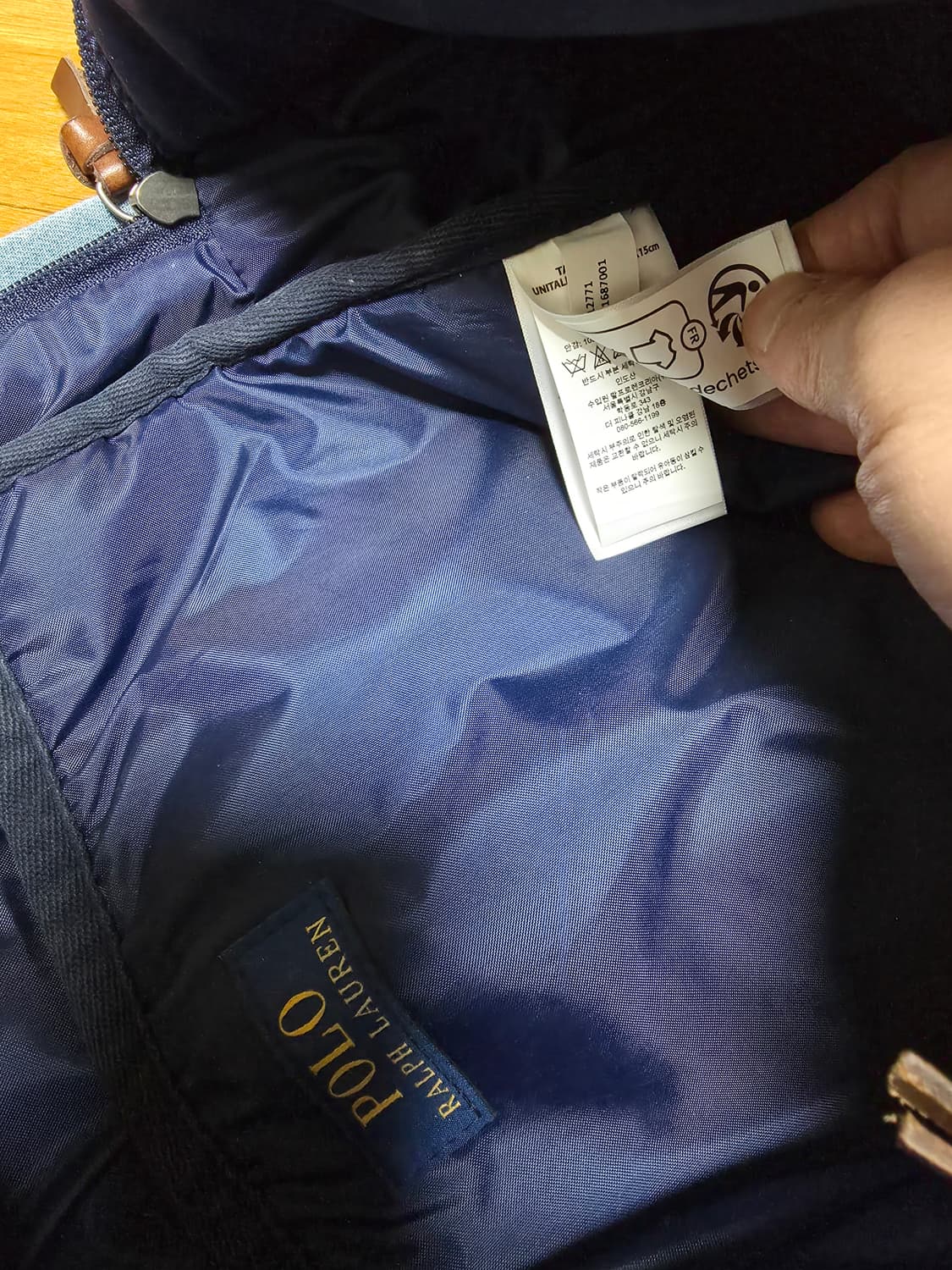 폴로랄프로렌 데님 패치워크 백팩 상품이미지3