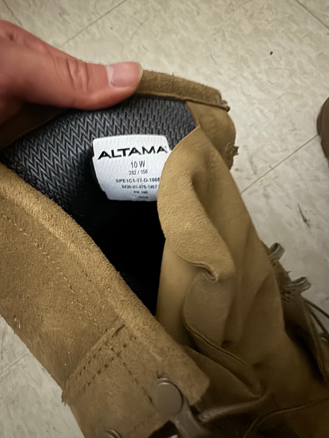 미군 군화 Altama boots cold weather 새상품 상품이미지3