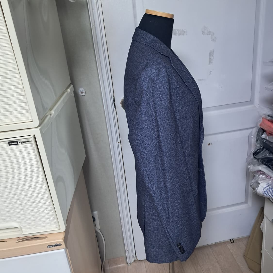 (라벨만 뗀 새제품)AND Z 라이트 남성 네이비 자켓 95 상품이미지4